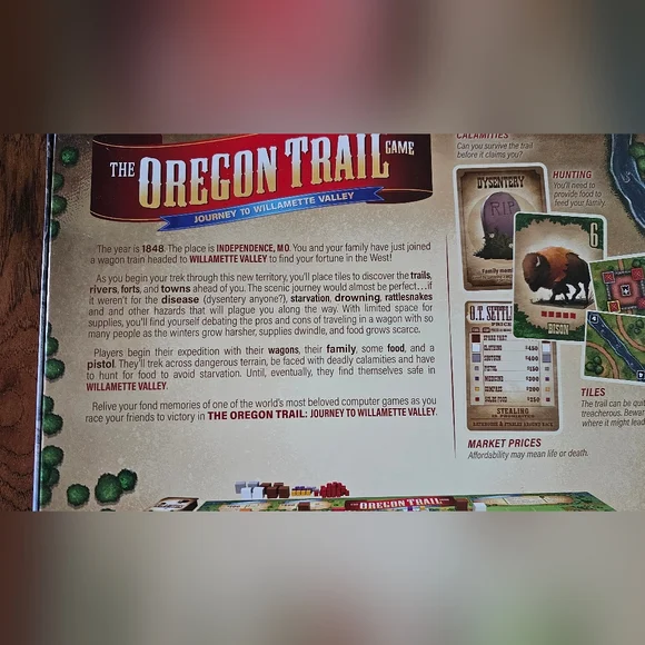 *Oregon Trail Board Game* - Picture 3 of 16